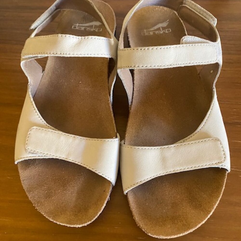 Dansko Ronda Women Sandals Size Eur 38 ~ US 8 Ivory